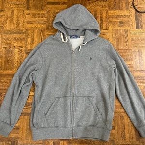 Polo zip up sweatshirt